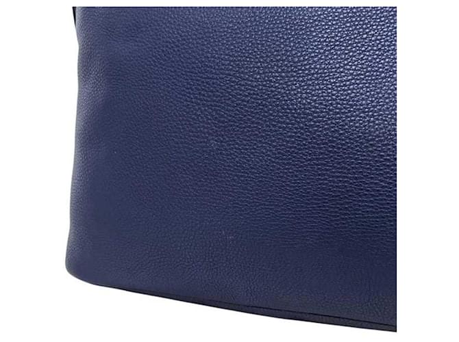 Borsa a spalla Prada blu navy - vista 8