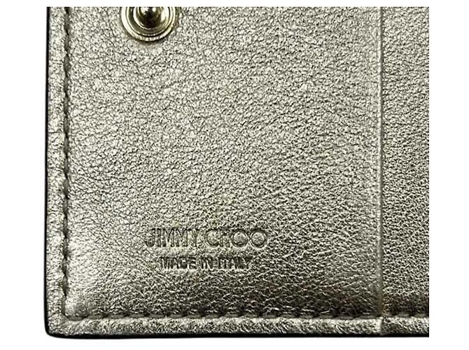Billetera bi-fold dorada Jimmy Choo Dorado - vista 7