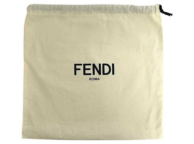 Bag Bugs Clutch in pelle nera Fendi Nero - vista 11