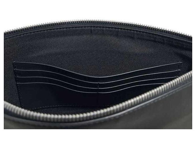 Bag Bugs Clutch in pelle nera Fendi Nero - vista 6