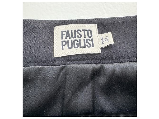 Fausto Puglisi Minirock mit hoher Taille Schwarz Goldene Medaillons - Ansicht 4