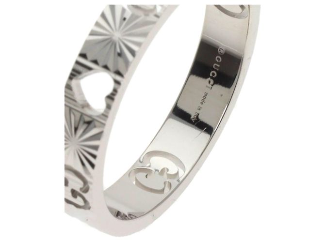Anillo Icon Heart de Gucci en oro blanco de 18 quilates - vista 10