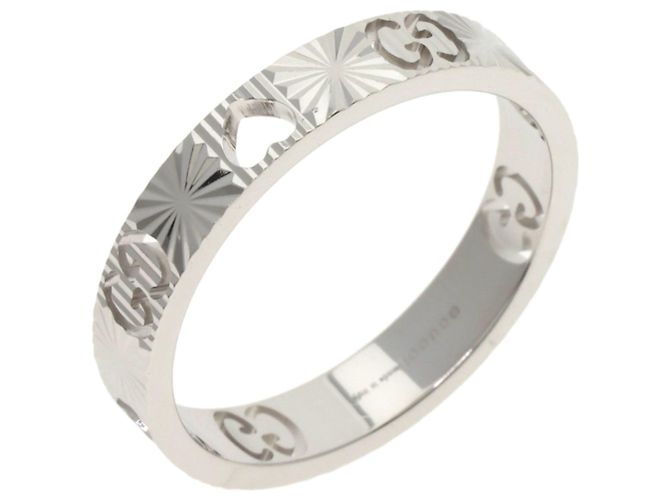 Anillo Icon Heart de Gucci en oro blanco de 18 quilates - vista 2