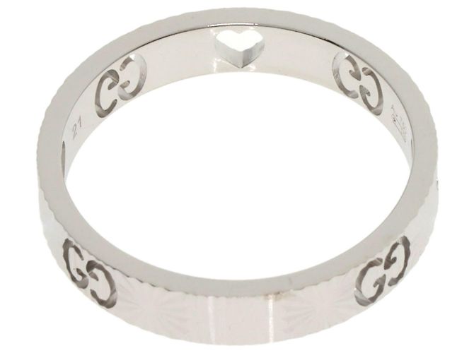 Anillo Icon Heart de Gucci en oro blanco de 18 quilates - vista 4