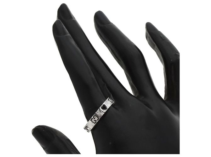 Anillo Icon Heart de Gucci en oro blanco de 18 quilates - vista 8