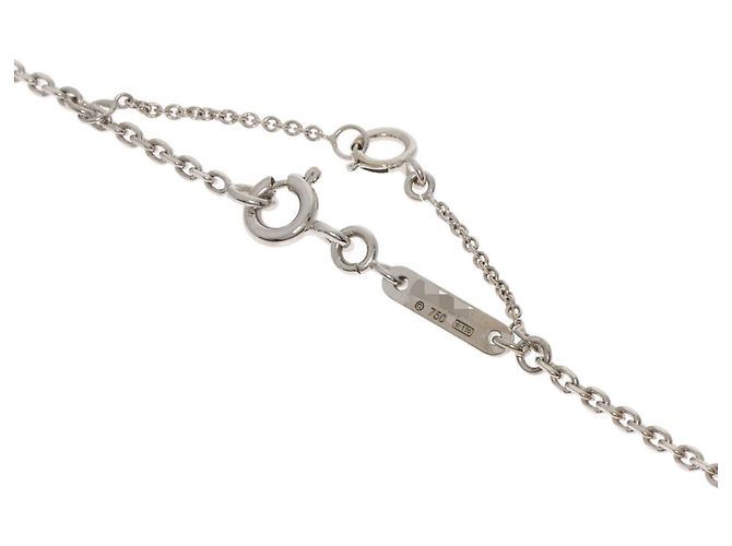 Colar C Heart Cartier em ouro branco 18K - vista 3