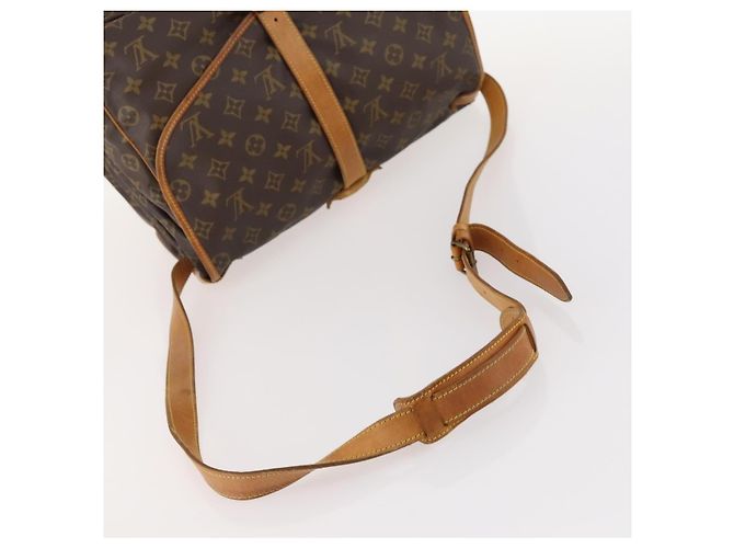 Louis Vuitton Saumur Monogram Canvas 35 Marrone - vista 7