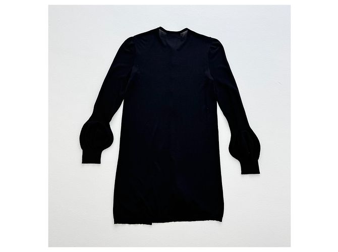 Valentino Garavani Cashmere Cardigan lang schwarz - Ansicht 3