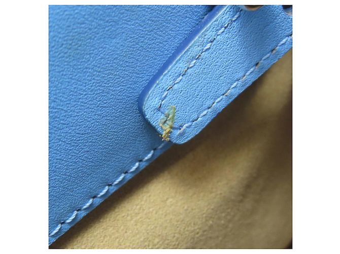 Borsa in pelle MCM 2 in 1 per donne Blu chiaro - vista 10