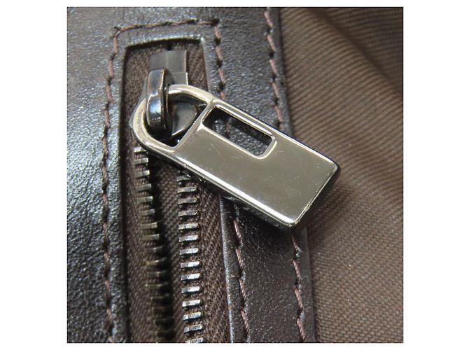 Fendi Zucchino Tote Bag Dunkelbraun - Ansicht 13
