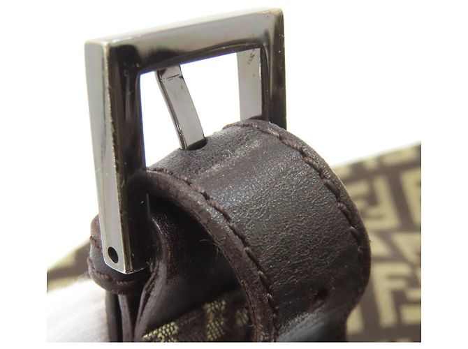 Fendi Zucchino Tote Bag Dunkelbraun - Ansicht 20