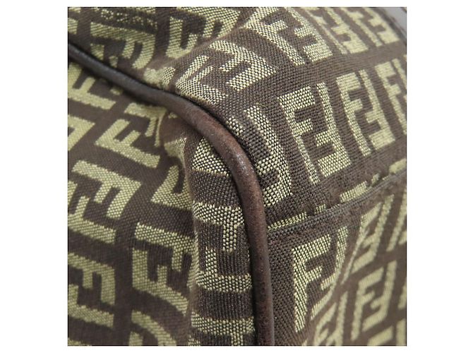 Fendi Zucchino Tote Bag Dunkelbraun - Ansicht 24