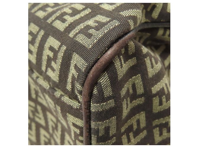 Fendi Zucchino Tote Bag Dunkelbraun - Ansicht 25