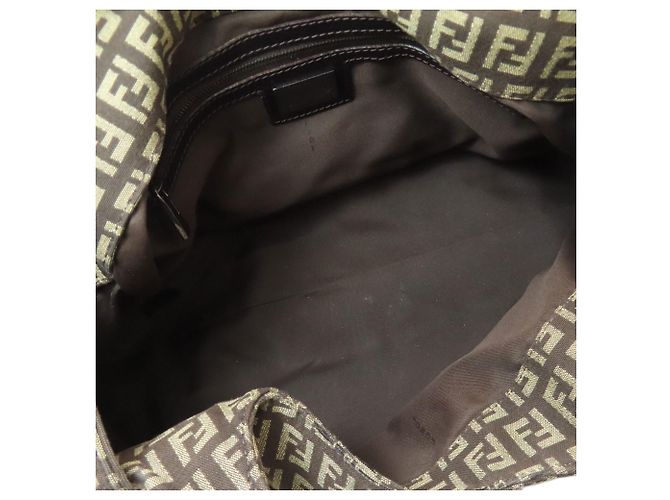 Fendi Zucchino Tote Bag Dunkelbraun - Ansicht 5