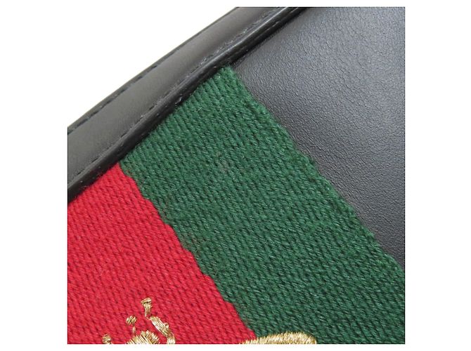 Borsa a Spalla Gucci 412008 Webbing Line Nero - vista 13