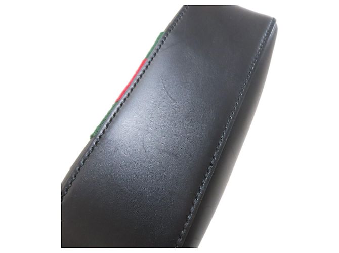 Borsa a Spalla Gucci 412008 Webbing Line Nero - vista 14