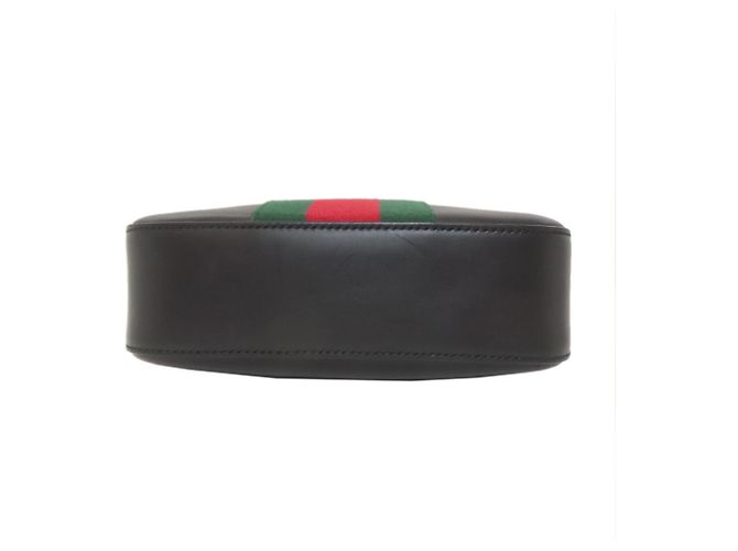 Borsa a Spalla Gucci 412008 Webbing Line Nero - vista 4
