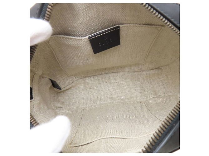 Borsa a Spalla Gucci 412008 Webbing Line Nero - vista 5