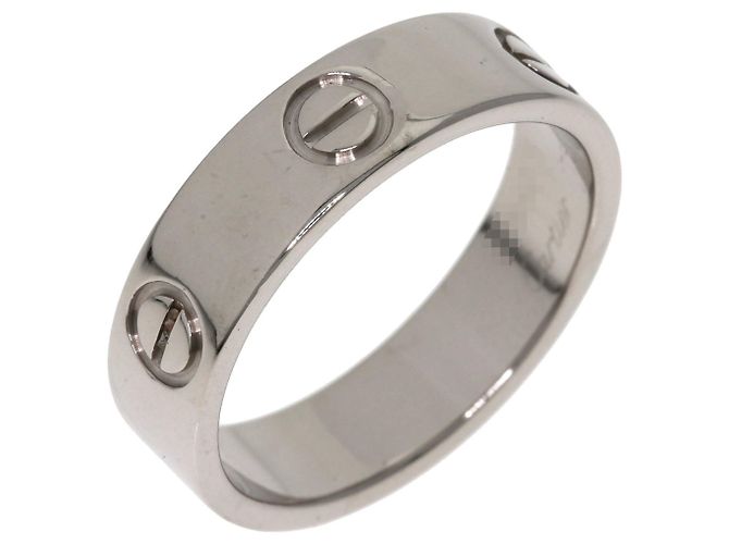 Anello Love Cartier in oro bianco 18K - vista 2