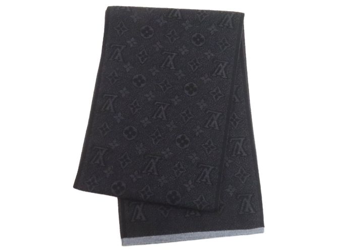 Cachecol My Monogram Eclipse da Louis Vuitton Preto - vista 2