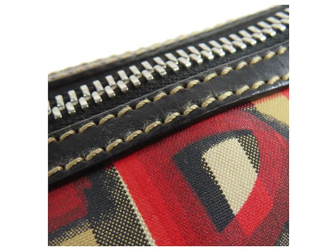 Borsa a Spalla Burberry Nova Check Graffiti Print Marrone - vista 12