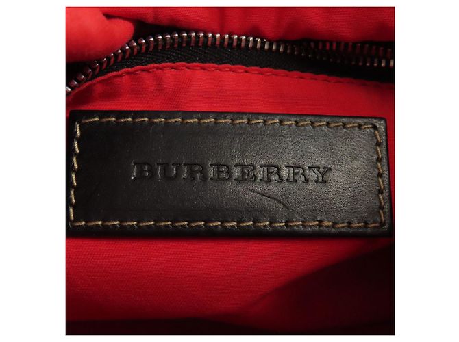 Borsa a Spalla Burberry Nova Check Graffiti Print Marrone - vista 6