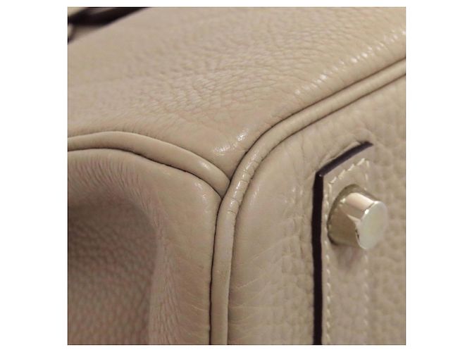 Borsa Hermès Birkin 30 in pelle Togo beige - vista 29