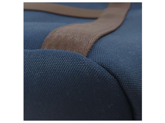 Borsa Tote Graime di Toelettatura di Hermès Blu navy - vista 18