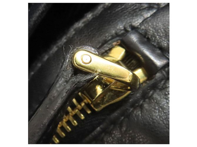 Prada schwarze Lammleder 2-Wege-Handtasche - Ansicht 10