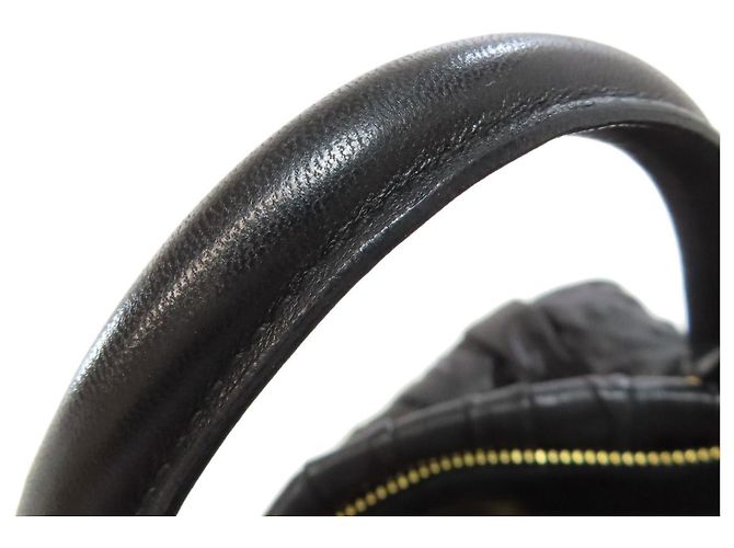 Prada schwarze Lammleder 2-Wege-Handtasche - Ansicht 20