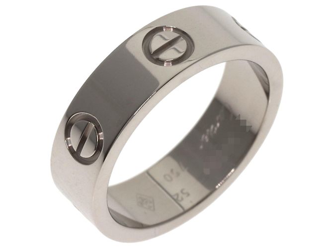 Anello Cartier Love in oro bianco 18K - vista 2