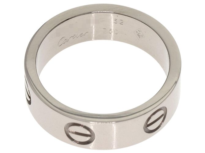 Anello Cartier Love in oro bianco 18K - vista 4