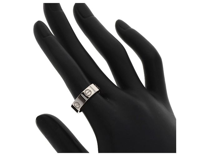 Anello Cartier Love in oro bianco 18K - vista 5