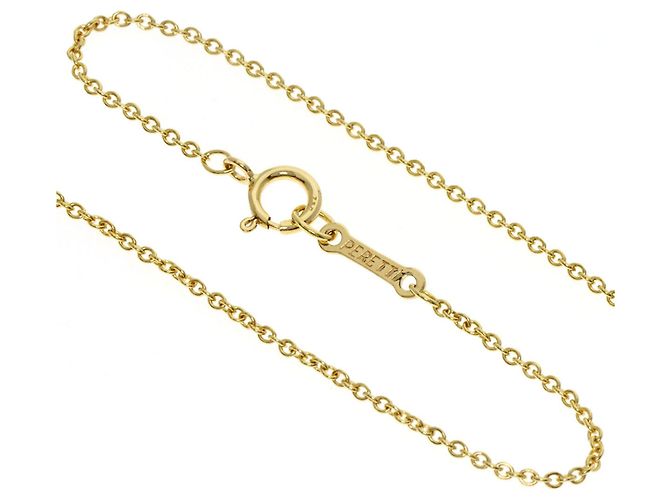 Collana Leaf Elsa Peretti in Oro Giallo 18K di Tiffany & Co. - vista 3