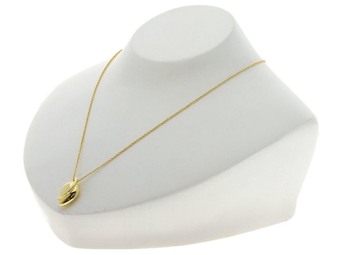 Collana Leaf Elsa Peretti in Oro Giallo 18K di Tiffany & Co. - vista 4