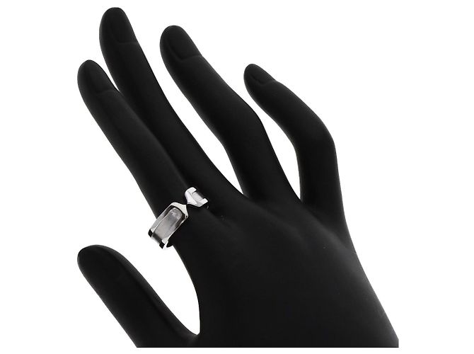Anello Cartier C2 SM #52 in oro bianco 18K - vista 7