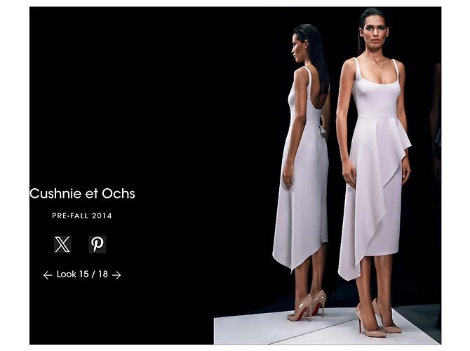 Autre Marque Cushnie Et Ochs Pre Otoño 2014 - Look 15 Gris - vista 8