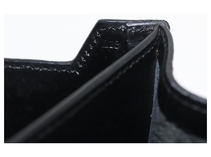 Borsa da lavoro LOEWE in pelle nera argento Auth BAZ025 Nero - vista 11