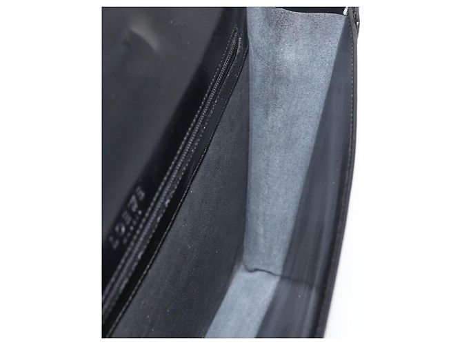 Borsa da lavoro LOEWE in pelle nera argento Auth BAZ025 Nero - vista 20