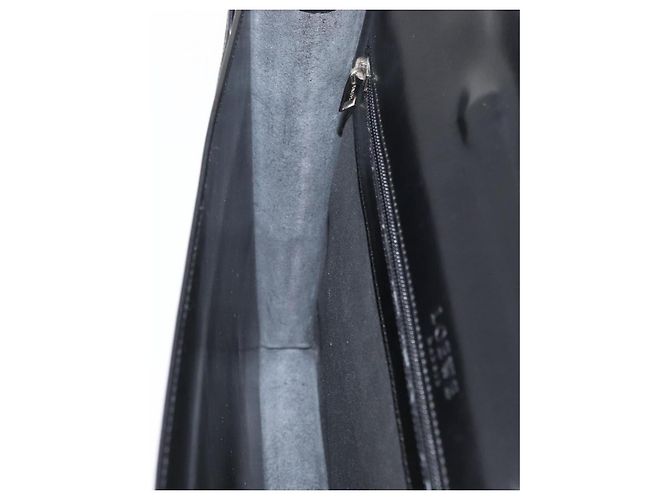 Borsa da lavoro LOEWE in pelle nera argento Auth BAZ025 Nero - vista 21
