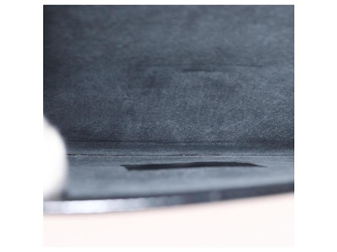 Borsa da lavoro LOEWE in pelle nera argento Auth BAZ025 Nero - vista 24