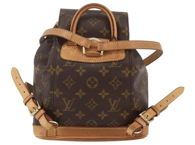 LOUIS VUITTON Monogram Montsouris PM Rucksack M51137 LV Auth BAZ816A Monogramm - Ansicht 2
