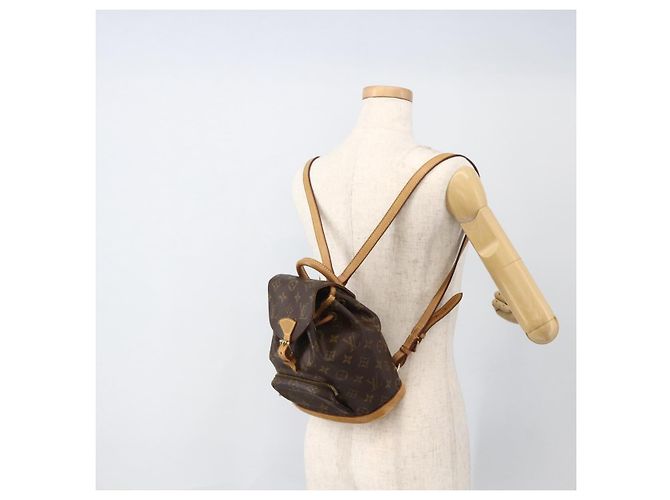LOUIS VUITTON Monogram Montsouris PM Rucksack M51137 LV Auth BAZ816A Monogramm - Ansicht 24