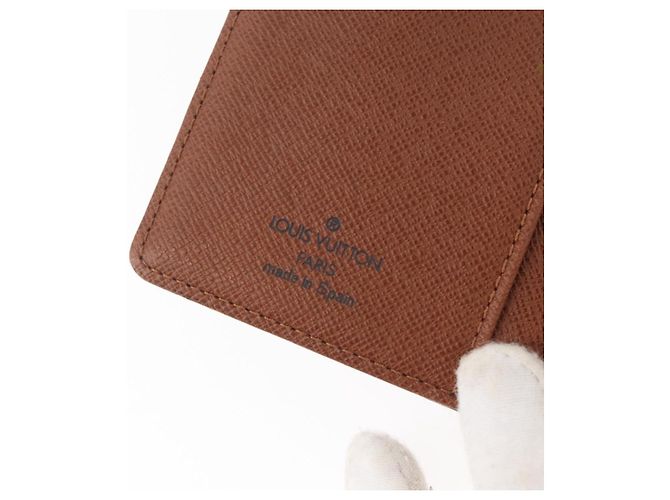 LOUIS VUITTON Cubierta de Agenda PM Monogram R20005 LV Auth ARZ923 Monograma - vista 18