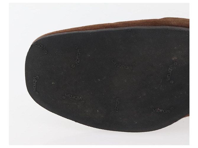 Scarpe eleganti PRADA in camoscio 9 Marrone Auth 174631A - vista 26