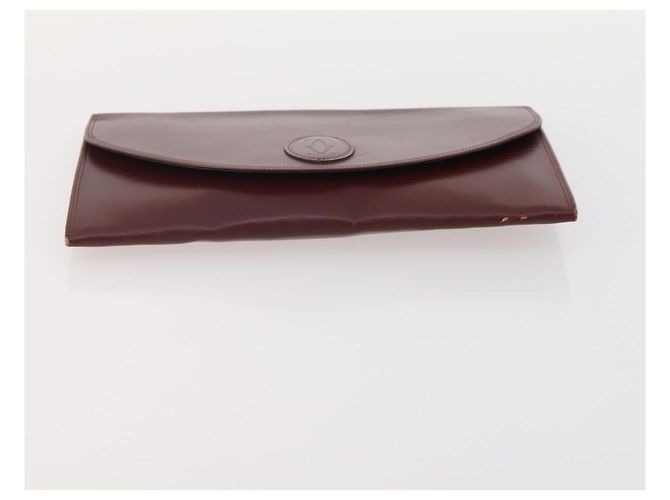 CARTIER Borsa Clutch Must Line in Pelle 4 Pezzi Bordeaux Auth 166795 Bordò - vista 24
