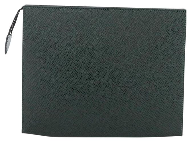 LOUIS VUITTON Poche Toilette 26 Taiga Épicea LV Auth ka3795 - vista 2