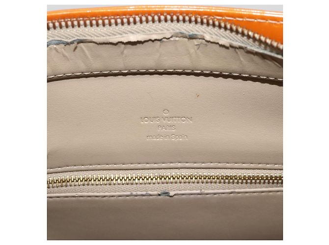 LOUIS VUITTON Borsa a Mano Monogram Vernis Houston Beige M91004 LV Auth hk3629 - vista 10
