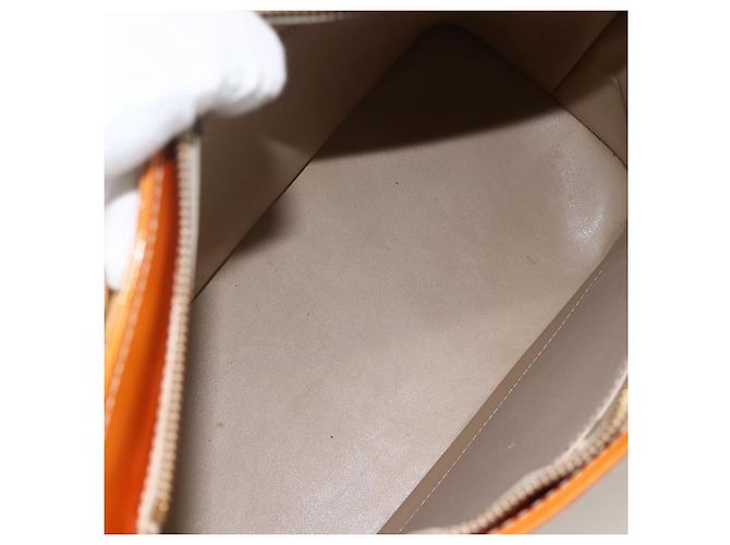 LOUIS VUITTON Borsa a Mano Monogram Vernis Houston Beige M91004 LV Auth hk3629 - vista 11