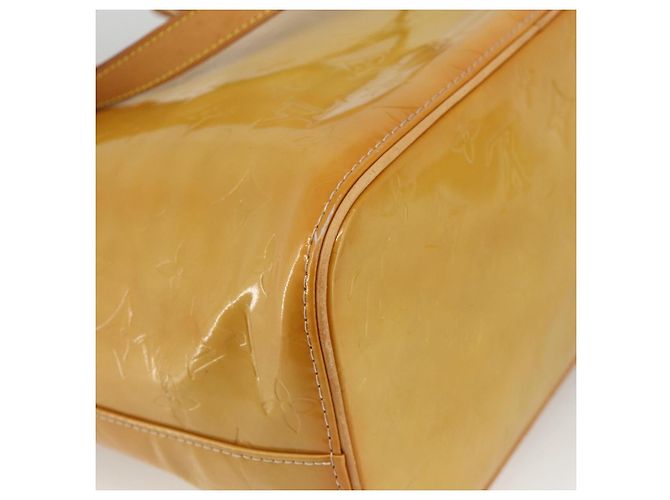 LOUIS VUITTON Borsa a Mano Monogram Vernis Houston Beige M91004 LV Auth hk3629 - vista 17